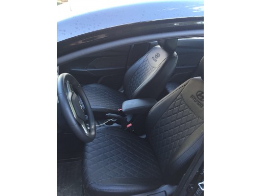 Авточехлы на Hyundai Solaris 2