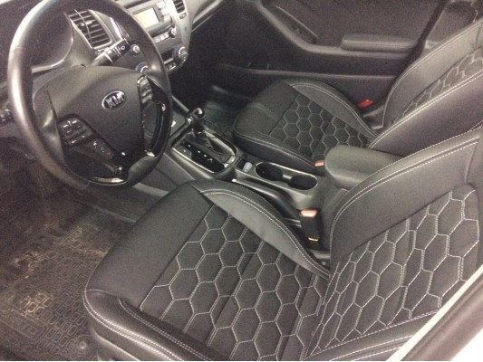 Каркасные авточехлы на KIA Cerato 3 Каркасные авточехлы на KIA Cerato 3