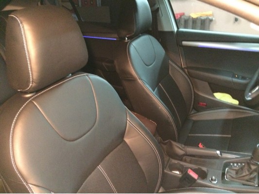 Каркасные авточехлы на Skoda Octavia A7 FL